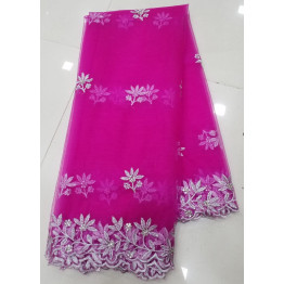 Tissue Banarasi Lehanga  (Tissue Meenakari weaving Lehangas ,with contrast blouse and contrast cut work voni) - With Beautiful Haram and Hip Belt