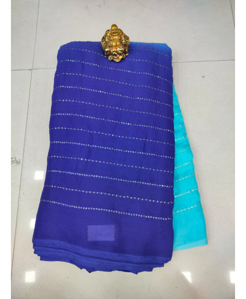 Designer Chinon Shifon  Saree  DGS008