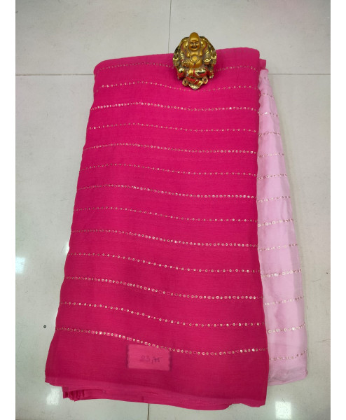 Designer Chinon Shifon  Saree  DGS010