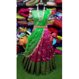 Banaras Kalamkari Silk DL0001