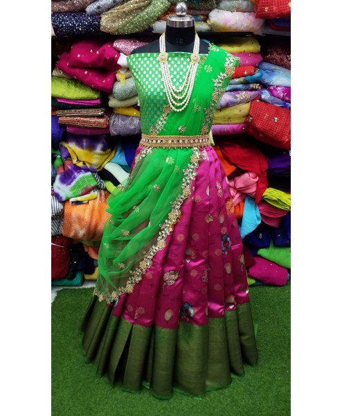 Banaras Kalamkari Silk DL0001
